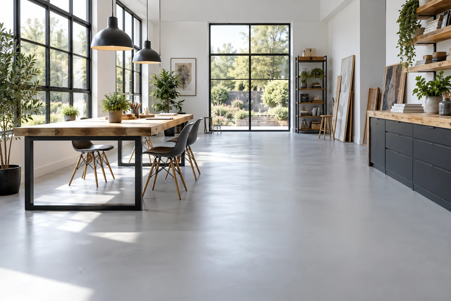 AI-generated inspiration for studios & commercial spaces