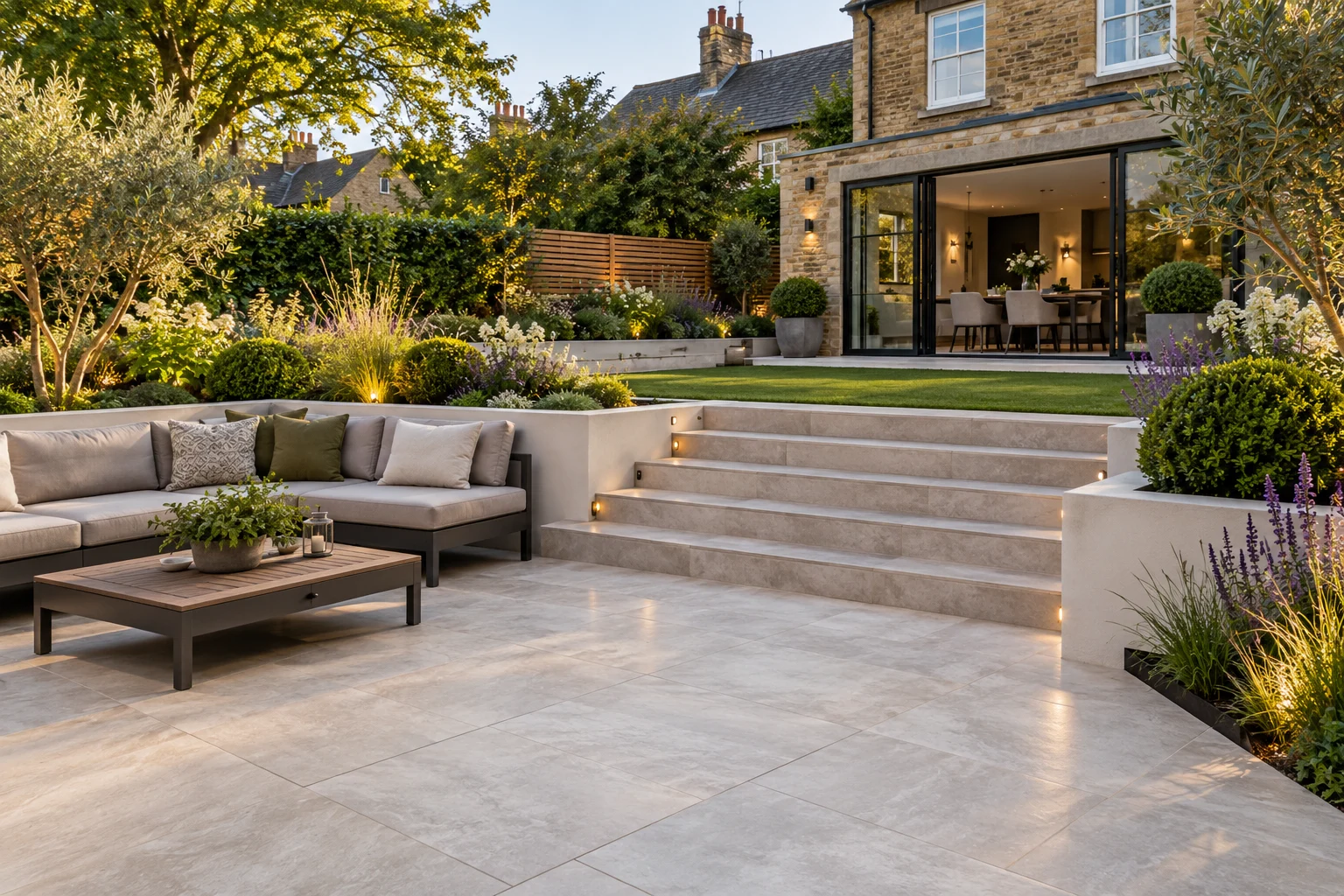 AI-generated inspiration for patios, paving & steps
