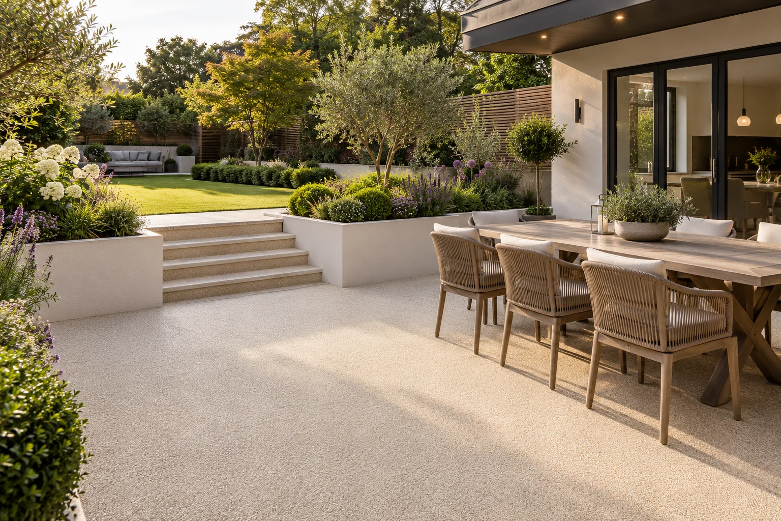 AI-generated inspiration for patios & courtyards