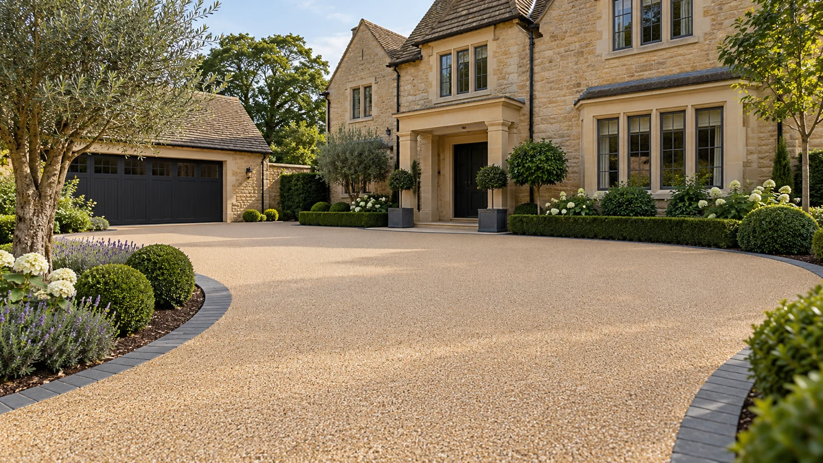 AI-generated inspiration for driveways & entrances